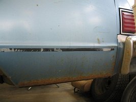 Left rear Quarter Panel