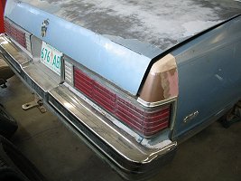 Right side of the trunk