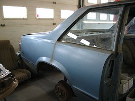 The right rear window