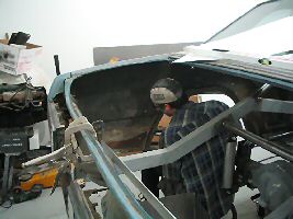 Scott Working on the rear